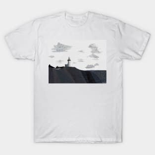 Cape Byron Light House, Byron Bay NSW- Tri Colour T-Shirt